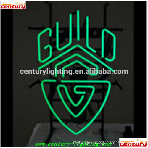 guild guitars neon sign